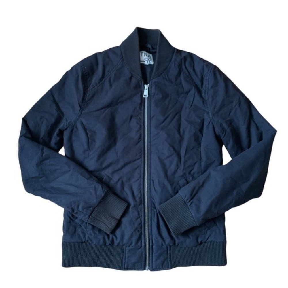 Black Tna Bomber Jacket Size Small